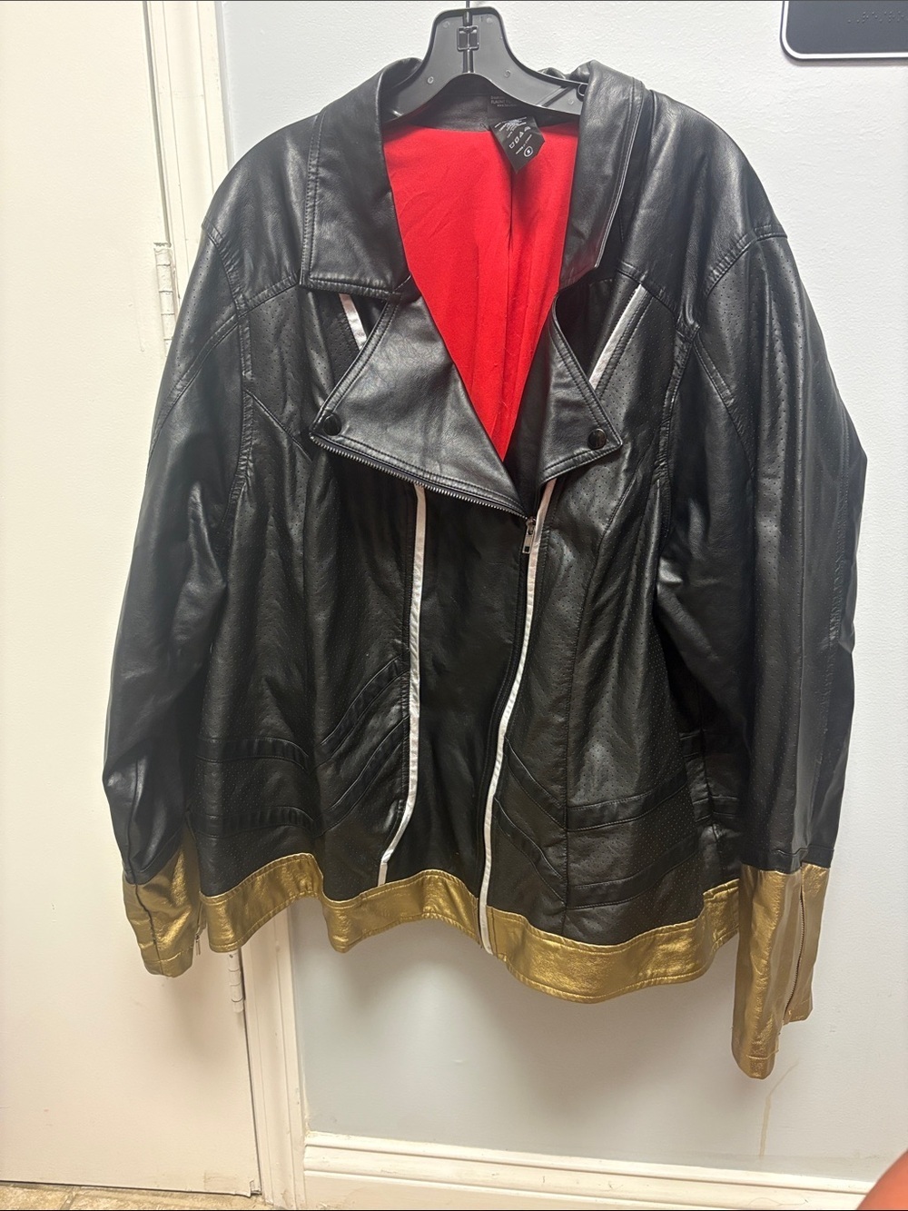 Marvel Black Widow Her Universe Faux Leather Coat